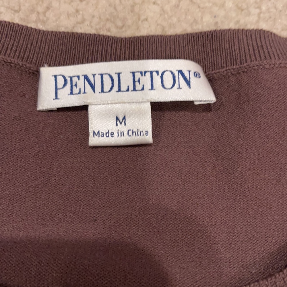 Pendleton Silk Blend Short Sleeve Button Cardigan… - image 7